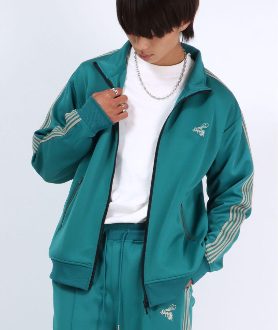 salong hameu サロンハミュー グリーン トラックジャケット 上下