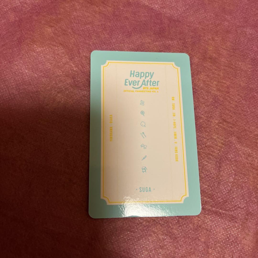 BTS SUGA トレカ Happy Ever After DVD 付属品