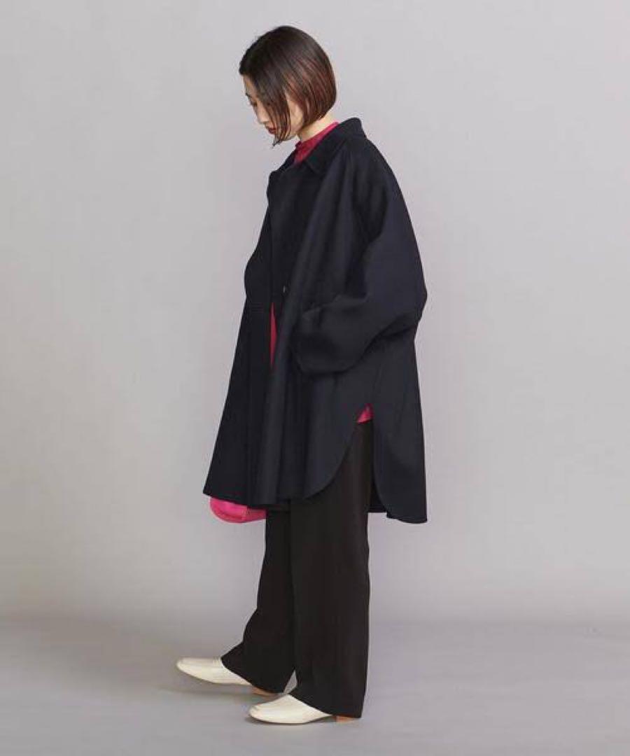 BEAUTY&YOUTH リバーポンチョコート