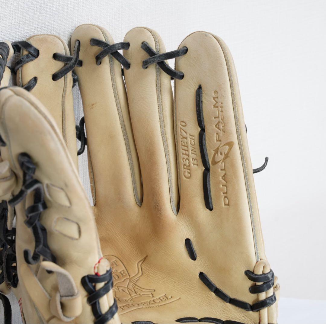 【良品】ローリングス HOH革 13インチ 外野兼用 軟式グラブ 【良品】ローリングス HOH革 13インチ 外野兼用 軟式グラブ