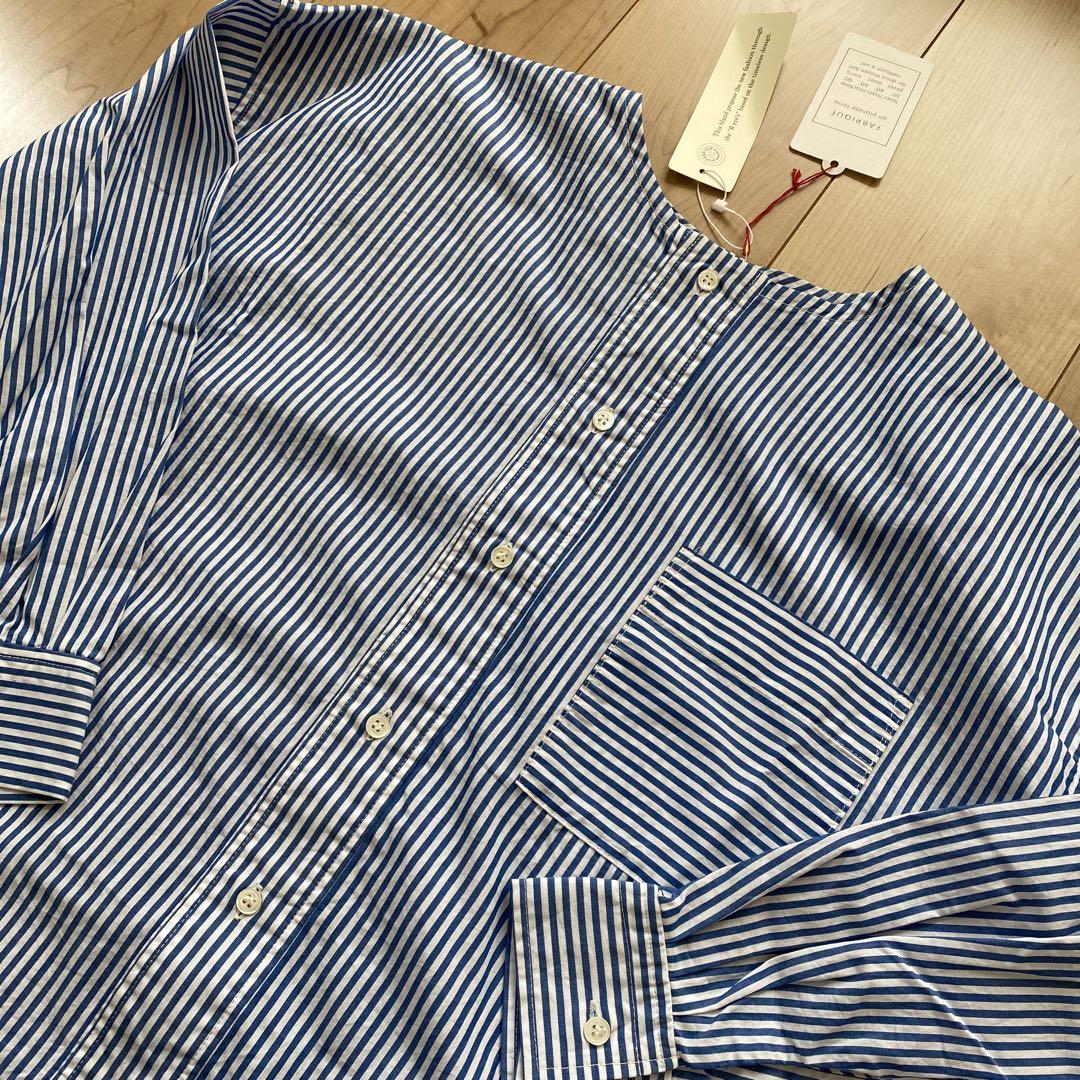 ファッションの 最終価格 新品 FABRIQUE en planete terreロングシャツ トップス