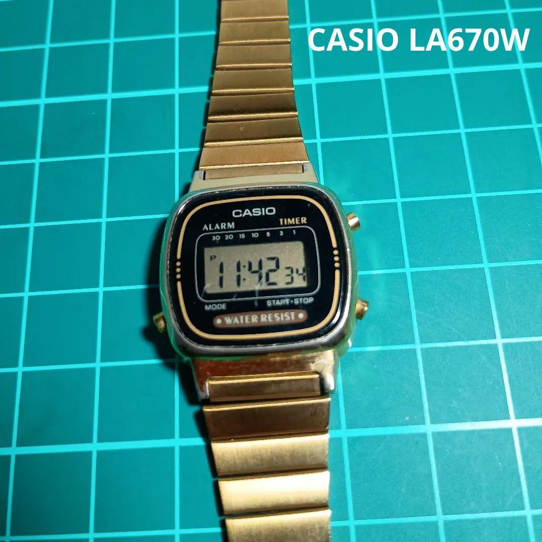 CASIO - チープカシオ ダイヤモンド LA670WAD-1JFの通販 by mm