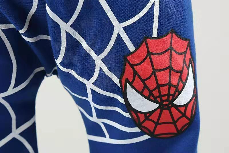150ブルー 新品 子供服 男の子 スパイダーマン スウェット 上下 ...