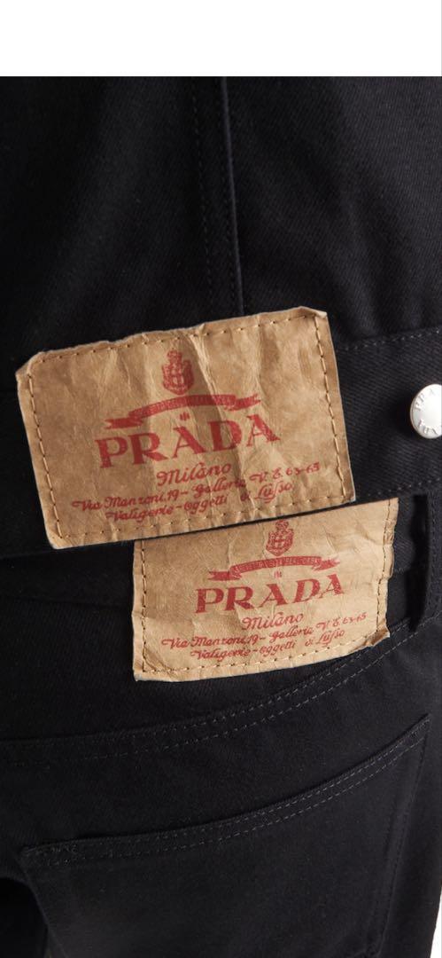 PRADAプラダトライアングルロゴデニム29新品