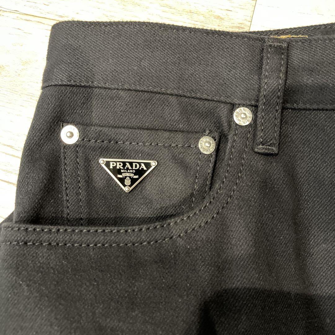 PRADAプラダトライアングルロゴデニム29新品
