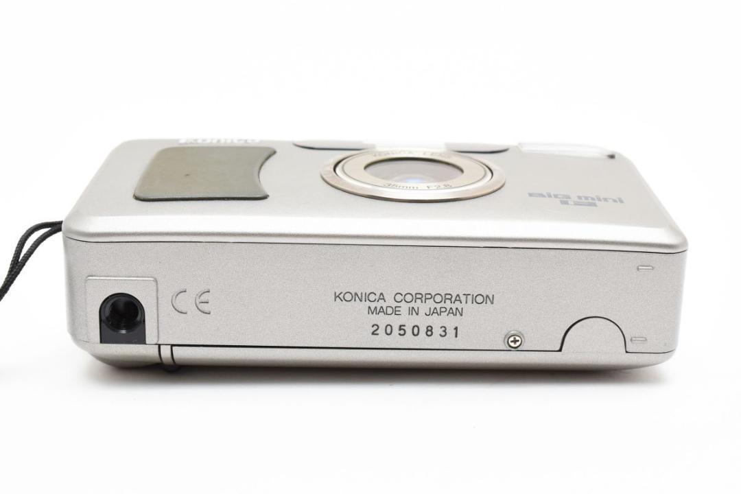 中古】KONICA コニカ BiG mini F シルバー コンパクトフィルム
