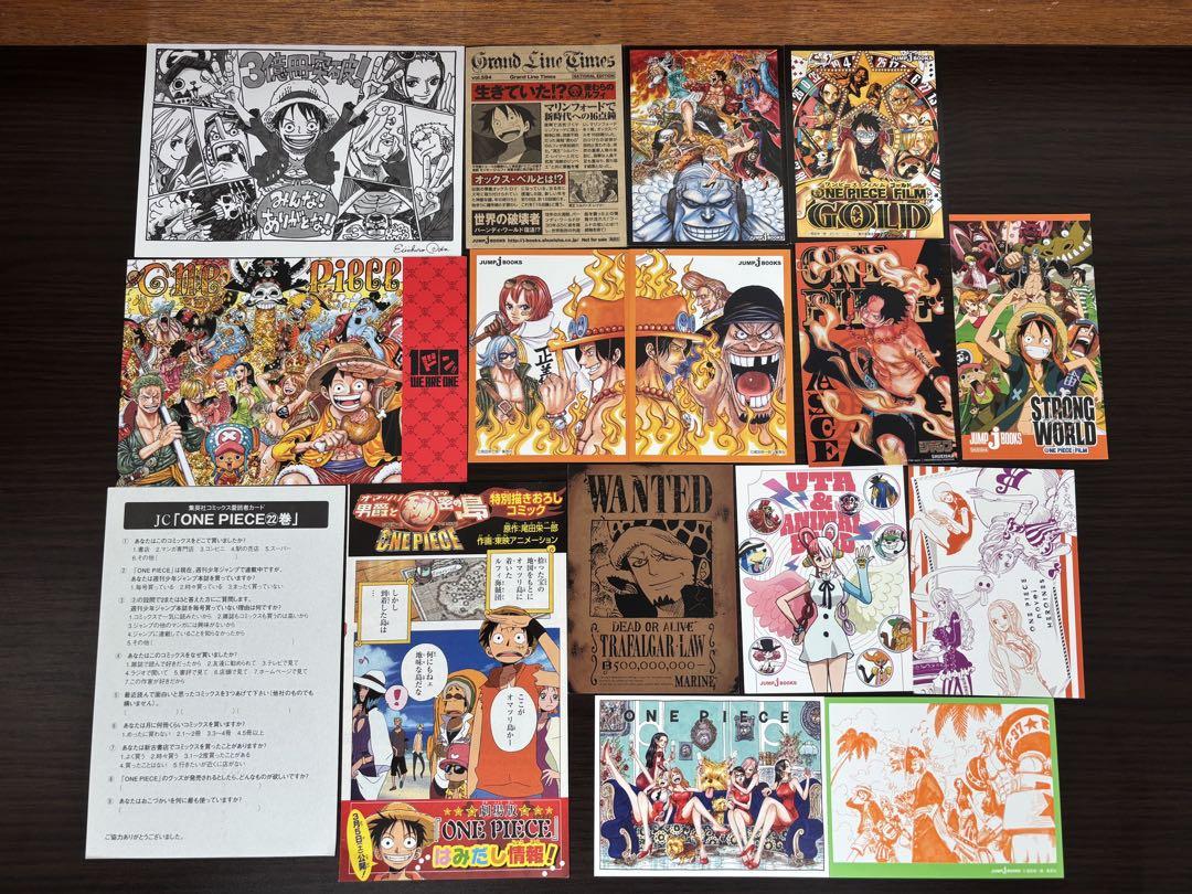 送料無料商品 |  公式 オンライン ミニ原画 ワンピース PIECE ONE ポストカード メルカリ - 100巻 73巻 少年漫画