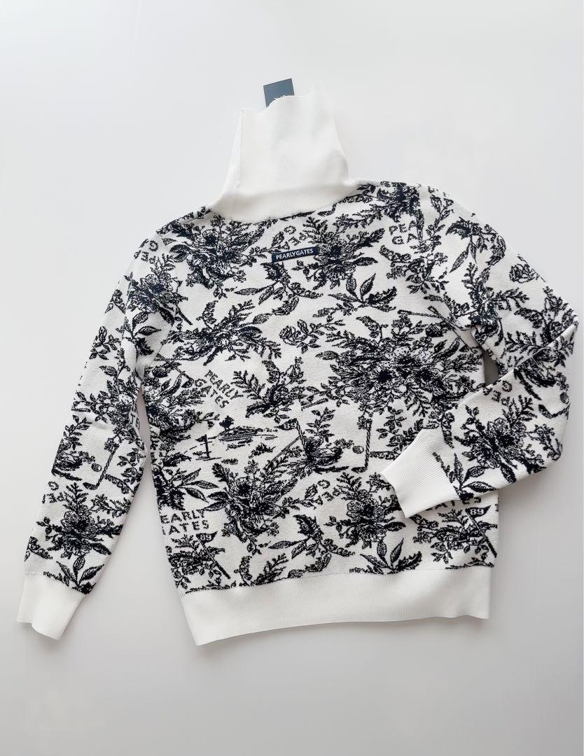 定価72,600円【新品】パーリーゲイツ　セットアップ　ホワイト　花柄