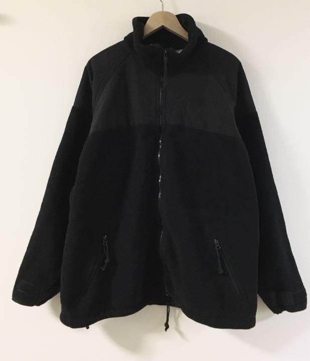 スリーピン ECWCS LARGE USED 4 l5wbM-m68270524620 GEN2 ポーラテックフリースJKT 黒 のベンチレ