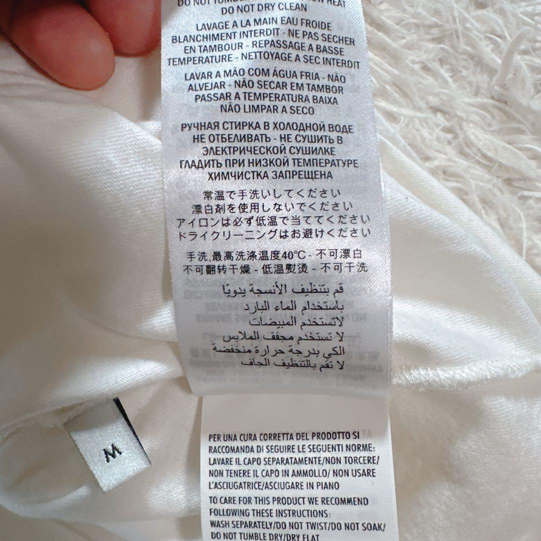 GUCCI グッチ ヴィンテージロゴ レオパード刺繍 半袖 Tシャツ 白 M.
