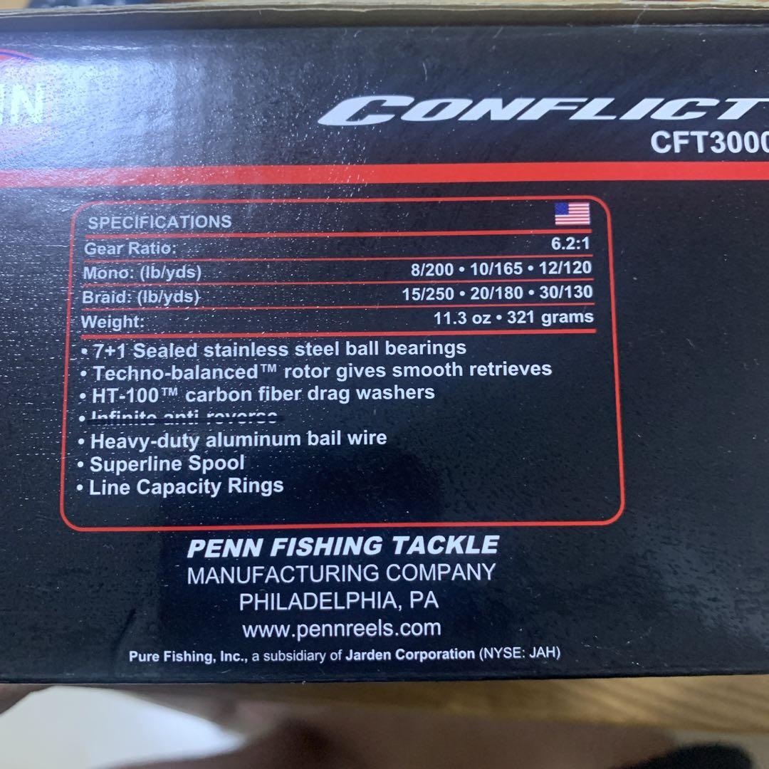 最終値引きPENN CONFLICT CFT3000 コンフリクトCFT3000
