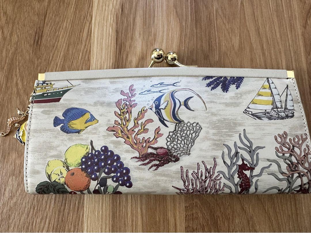KEITA MARUYAMA ケイタマルヤマ グラマラスビーチ 白財布 お魚