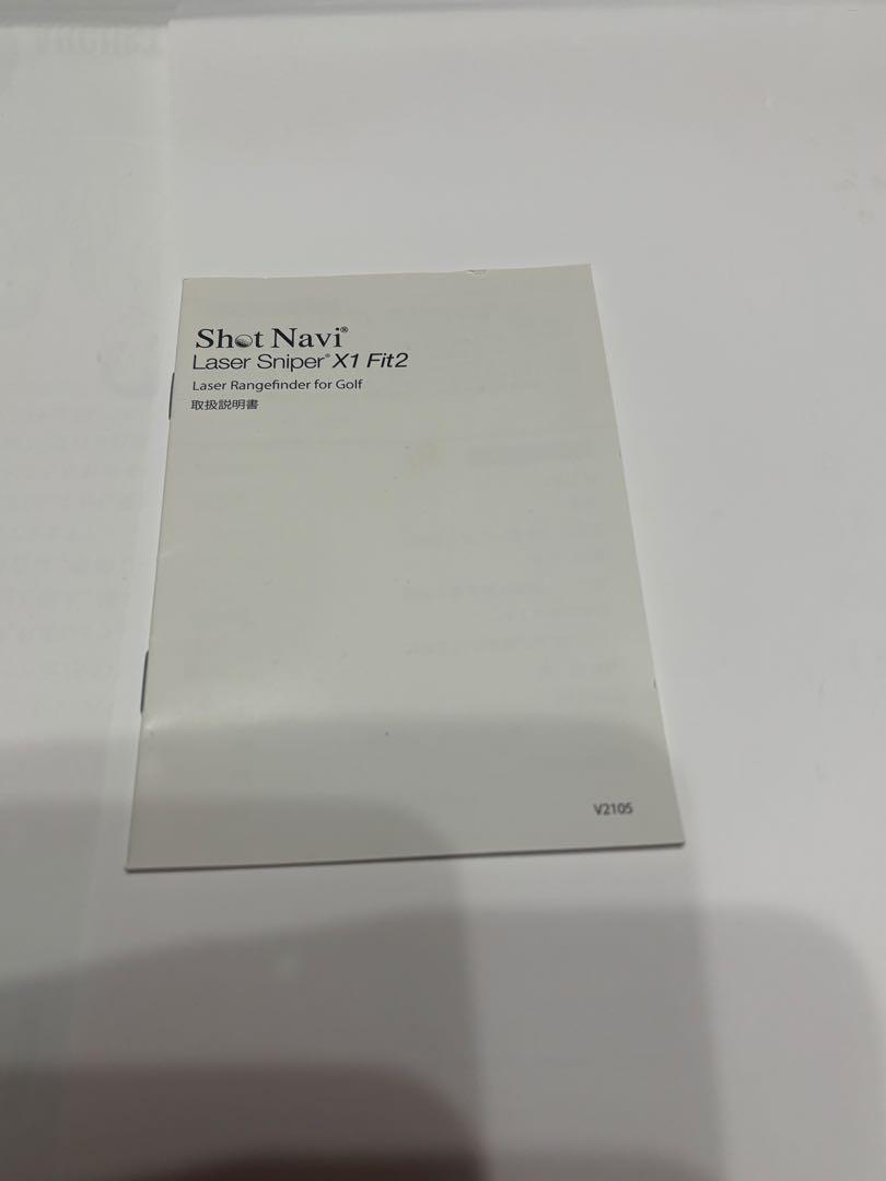 ショットナビ Shot Navi Lazer Sniper X1 Fit2 美品