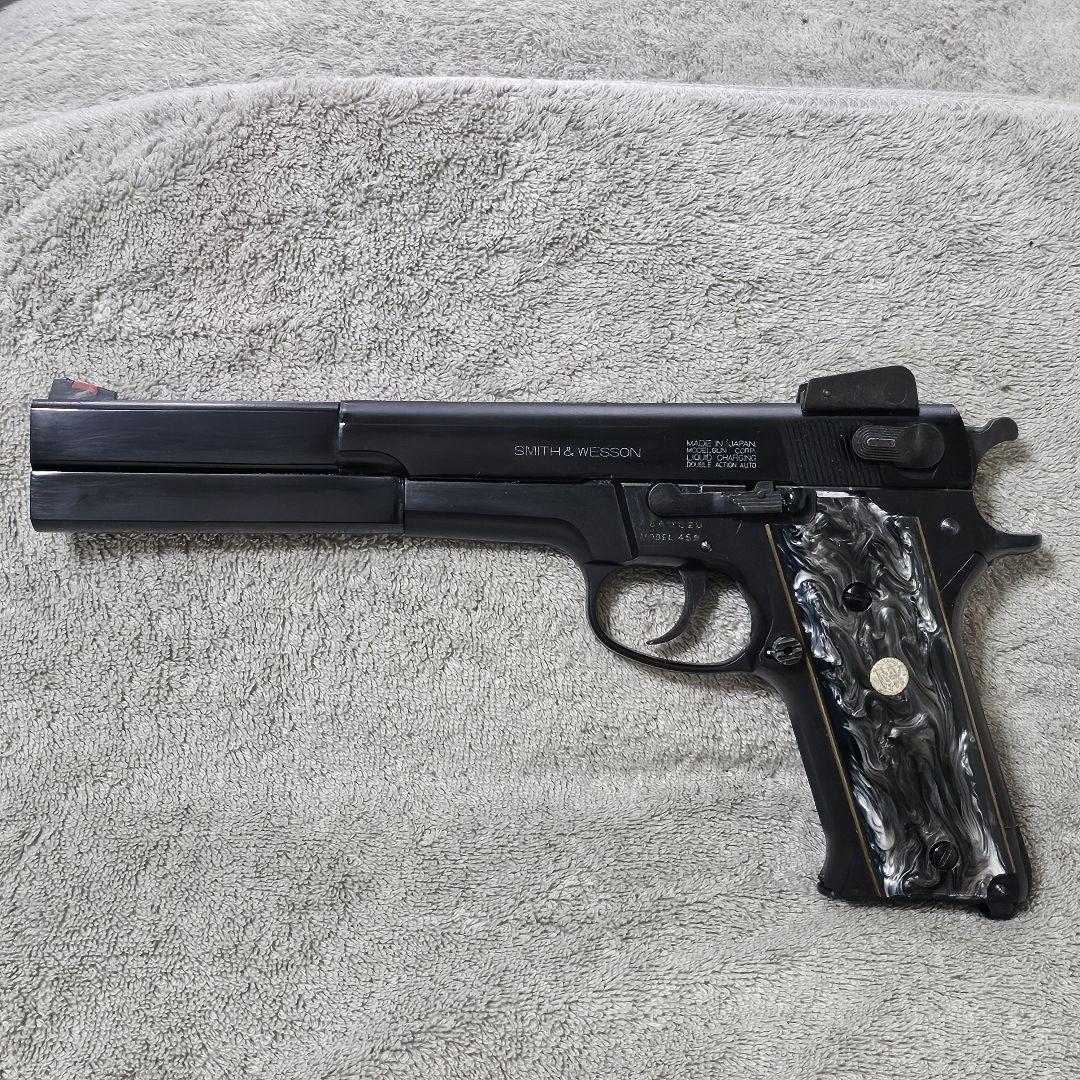 MGC 純正 固定ガスガン S&W M459 7inカスタム ダットサイト☆