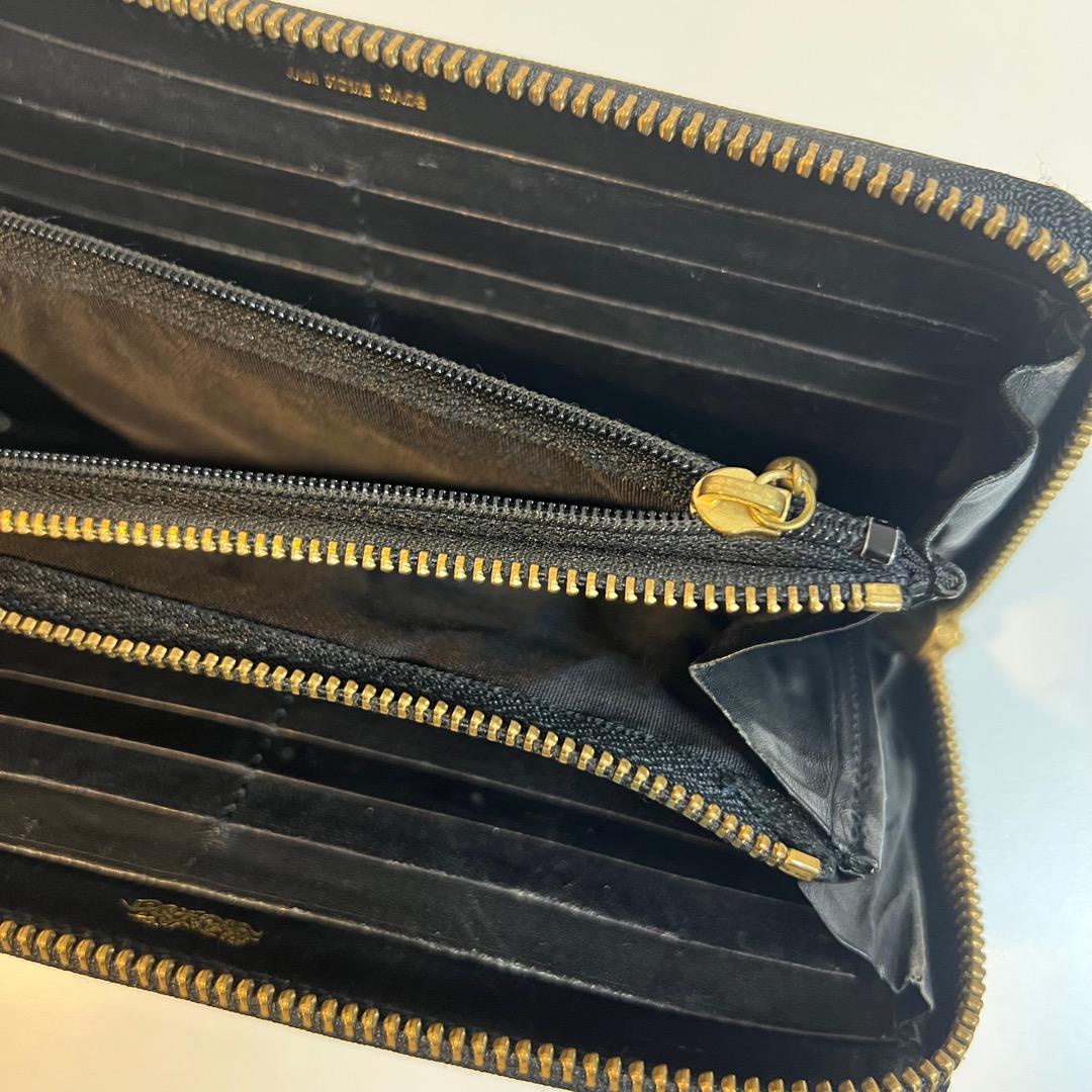 【zeema】 ラウンドジップレザーウォレット長財布