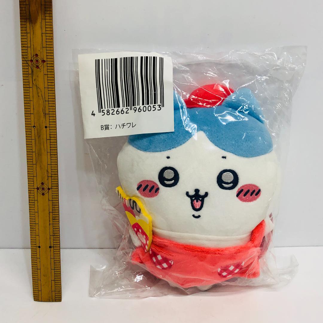 未開封 ちいかわ B賞 クレープ屋さんなぬいぐるみS ハチワレ