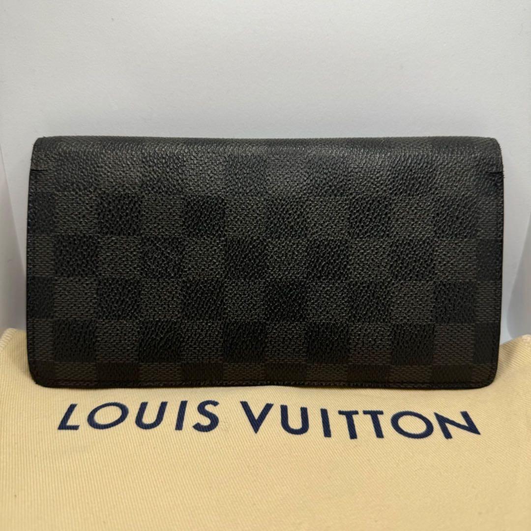 LOUIS VUITTON ダミエ グラフィット ポルトフォイユ ブラザ 長財布