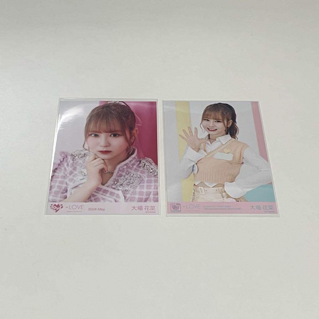 イコラブ　イコールラブ　生写真　大場花菜　モーリー　直筆　コンプ イコラブ ＝LOVE 大場花菜 生写真 直筆 モーリーコラボ① - メルカリ
