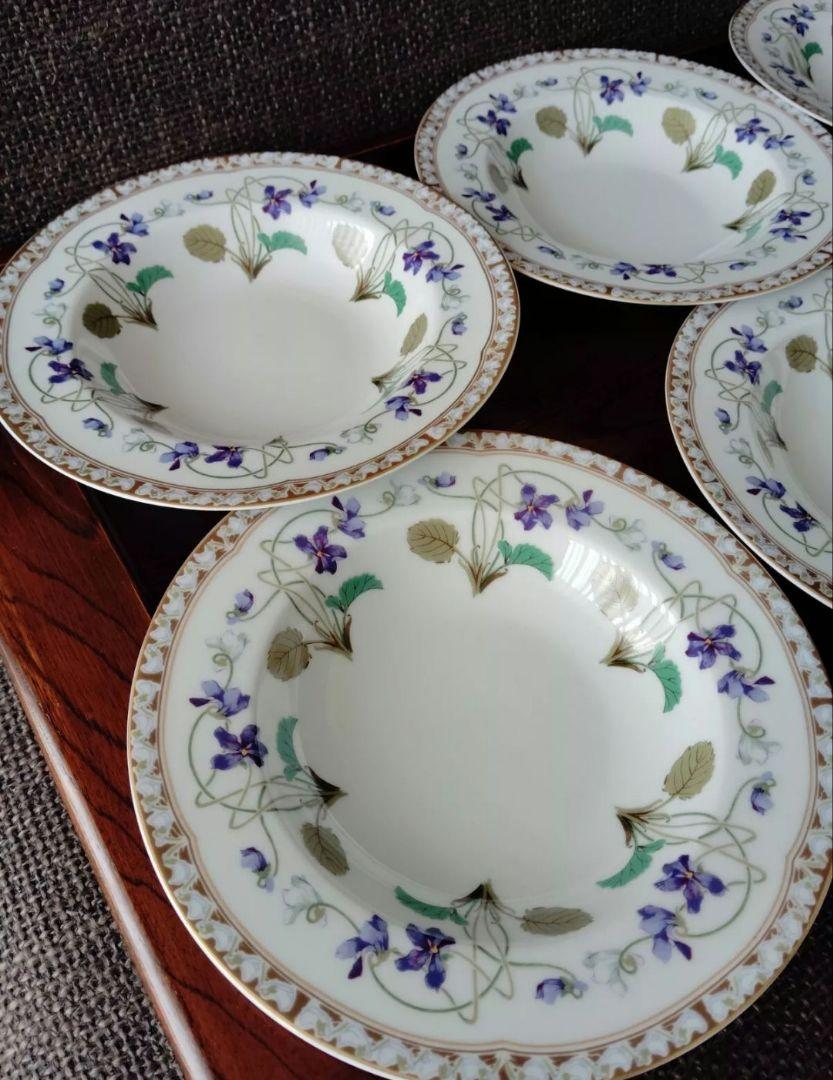 Haviland LIMOGES アンペラトリス ユジェニー スープ皿 6枚