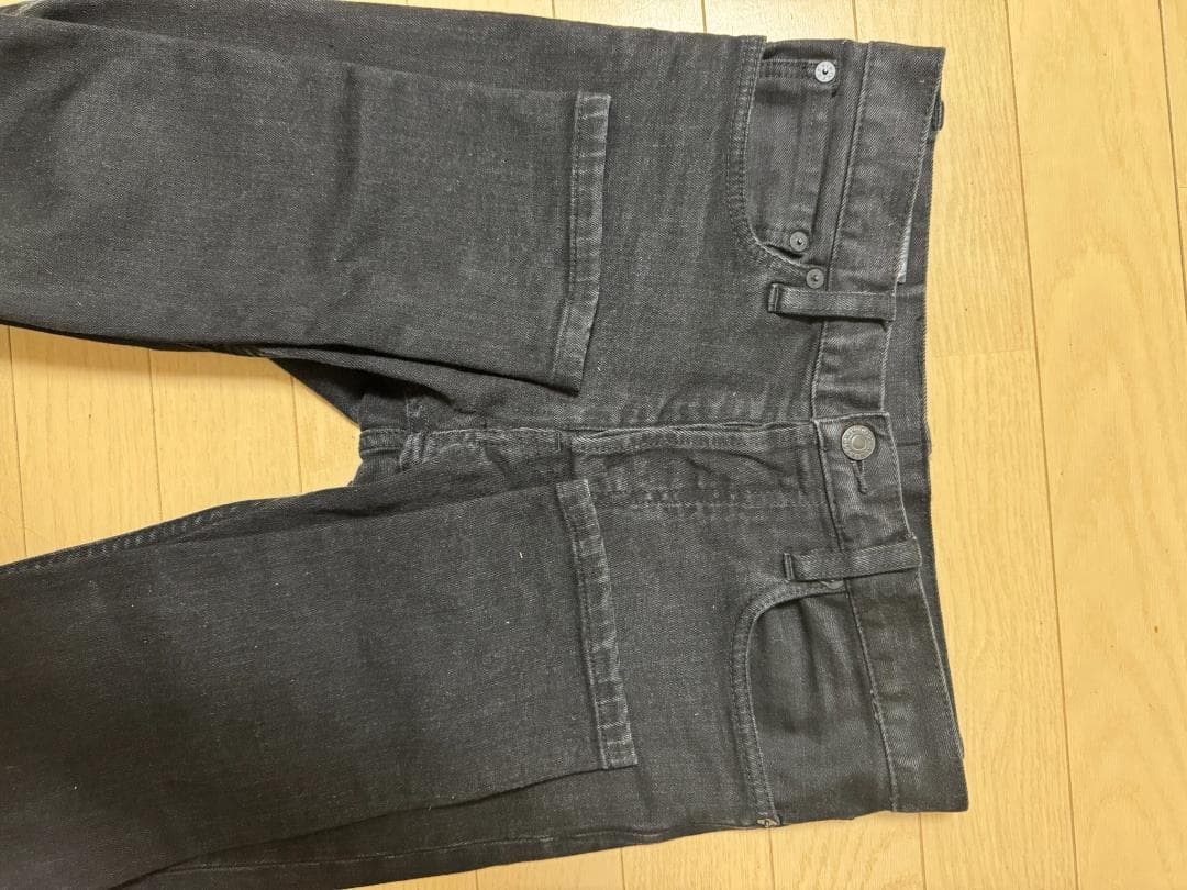 マインデニム　スーパースリム　S.SLIM 　ブラック　サイズ7　30インチ