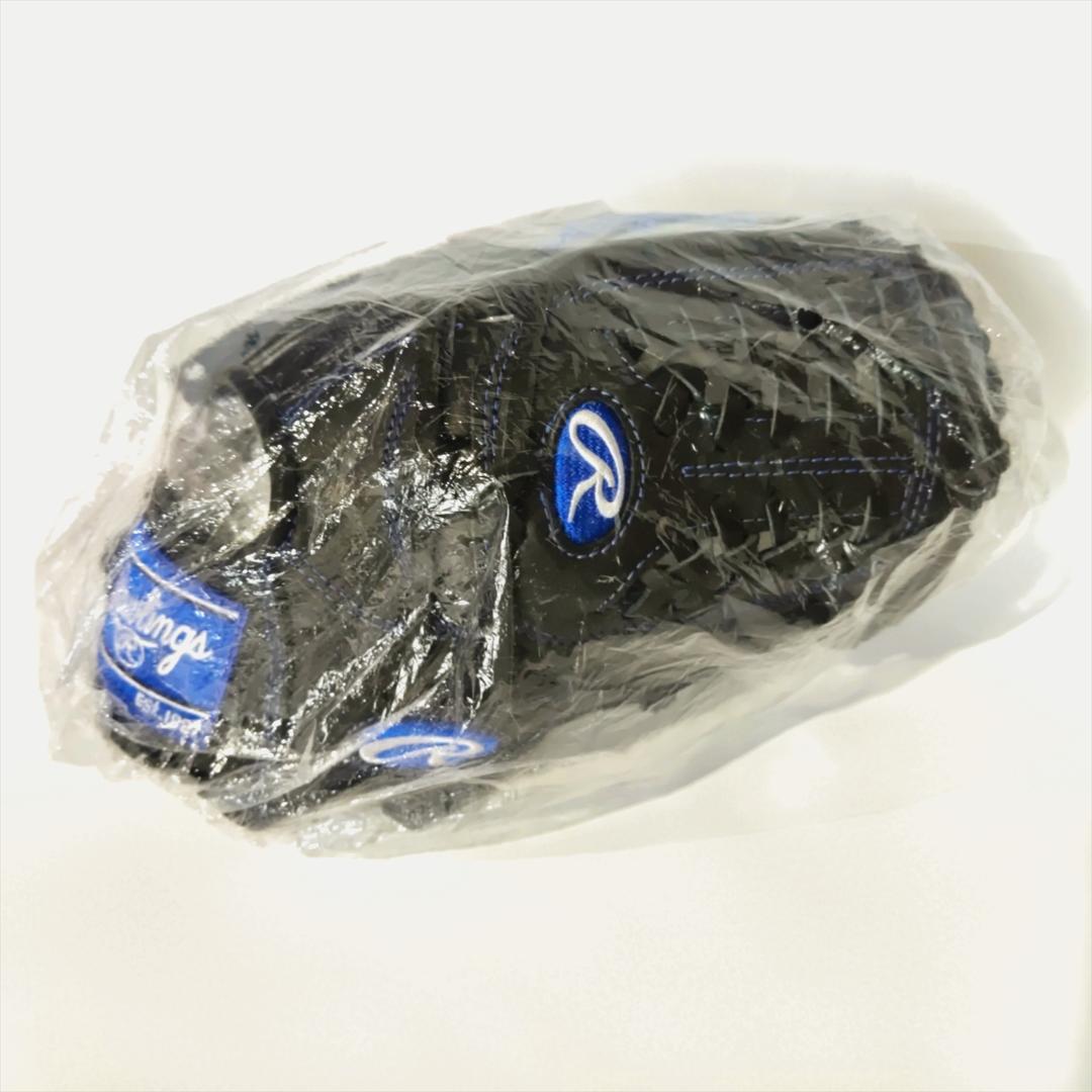 【新品】ローリングス 軟式グローブ ジュニア オールラウンド用 右投 ブラック
