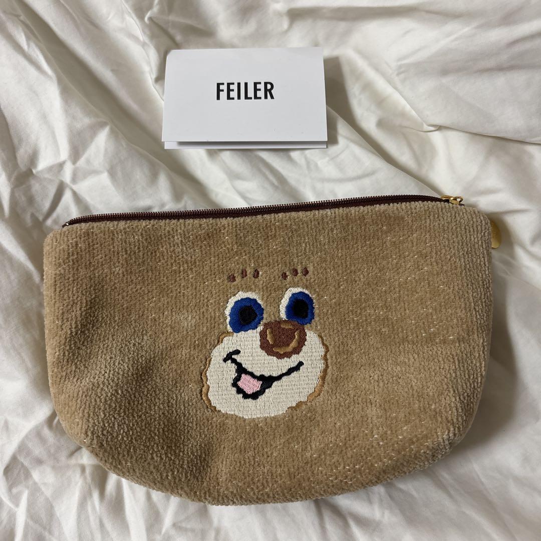 FEILER ラブラリードアップテディコスメポーチ 大 - メルカリ