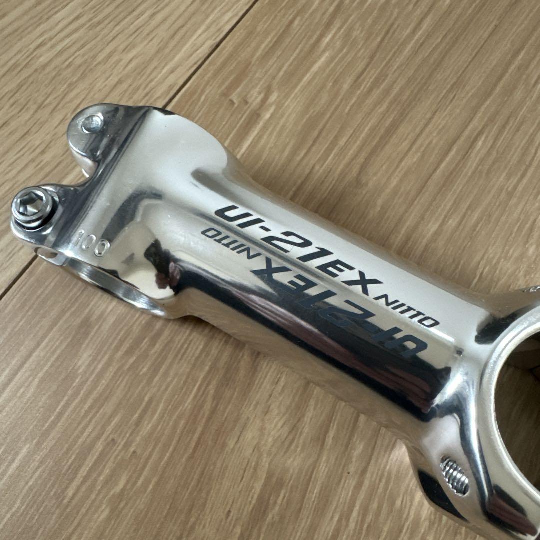 Nitto UI-21EX ステム 100mm 31.8 シルバー