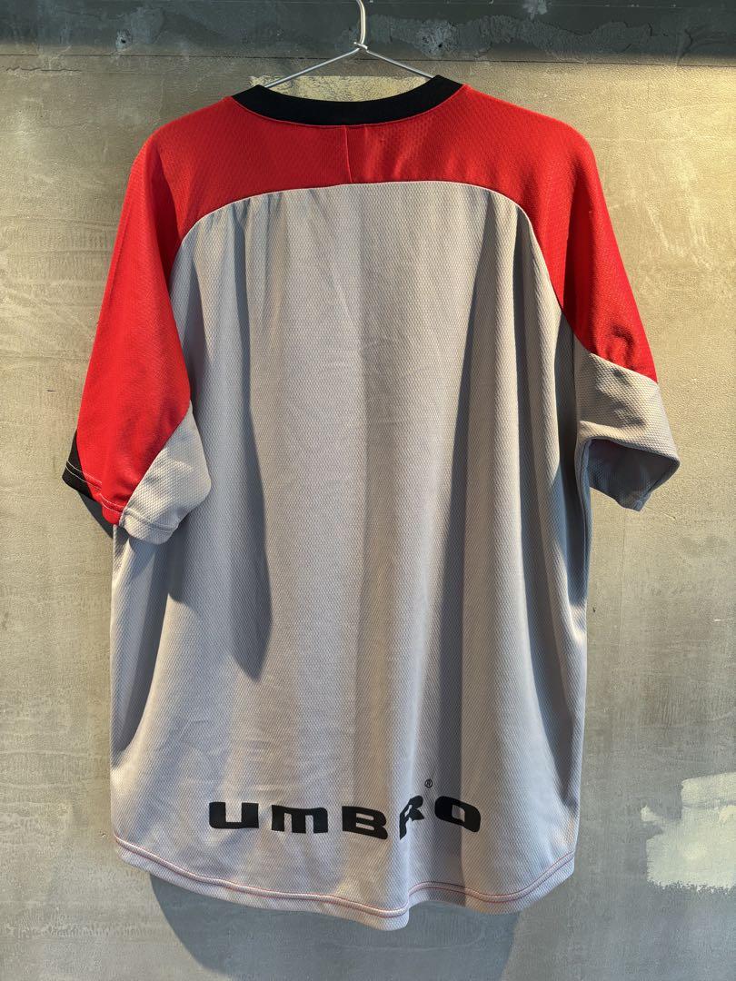 UMBROフットボールシャツゲーム レッド Oサイズ