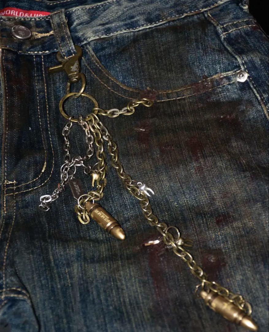 wallet chain archive 00s grunge y2k 弾丸
