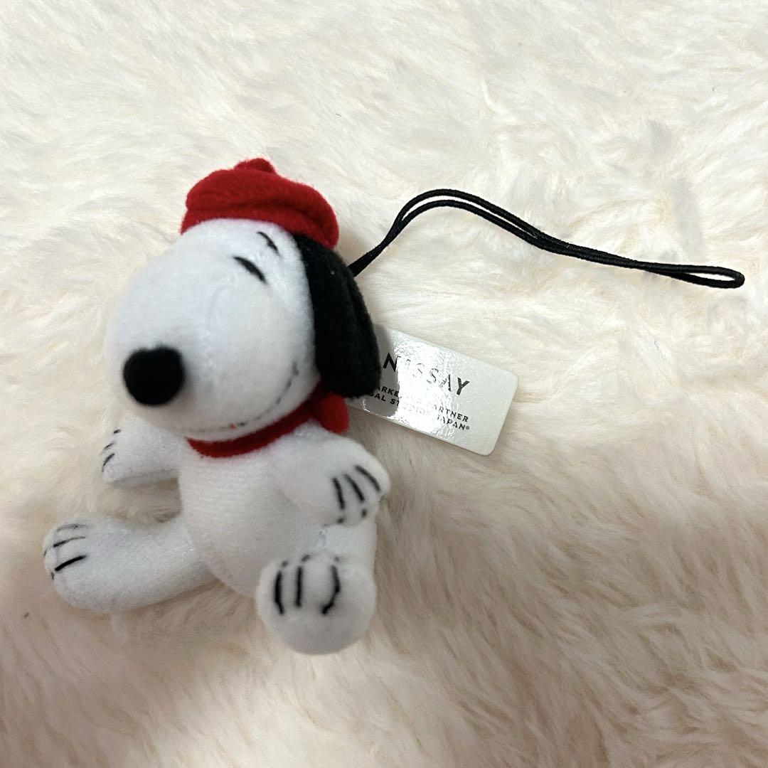 2025年のクリスマス スヌーピー ストラップ ぬいぐるみ マスコット 非売品 NISSAY ストラップ