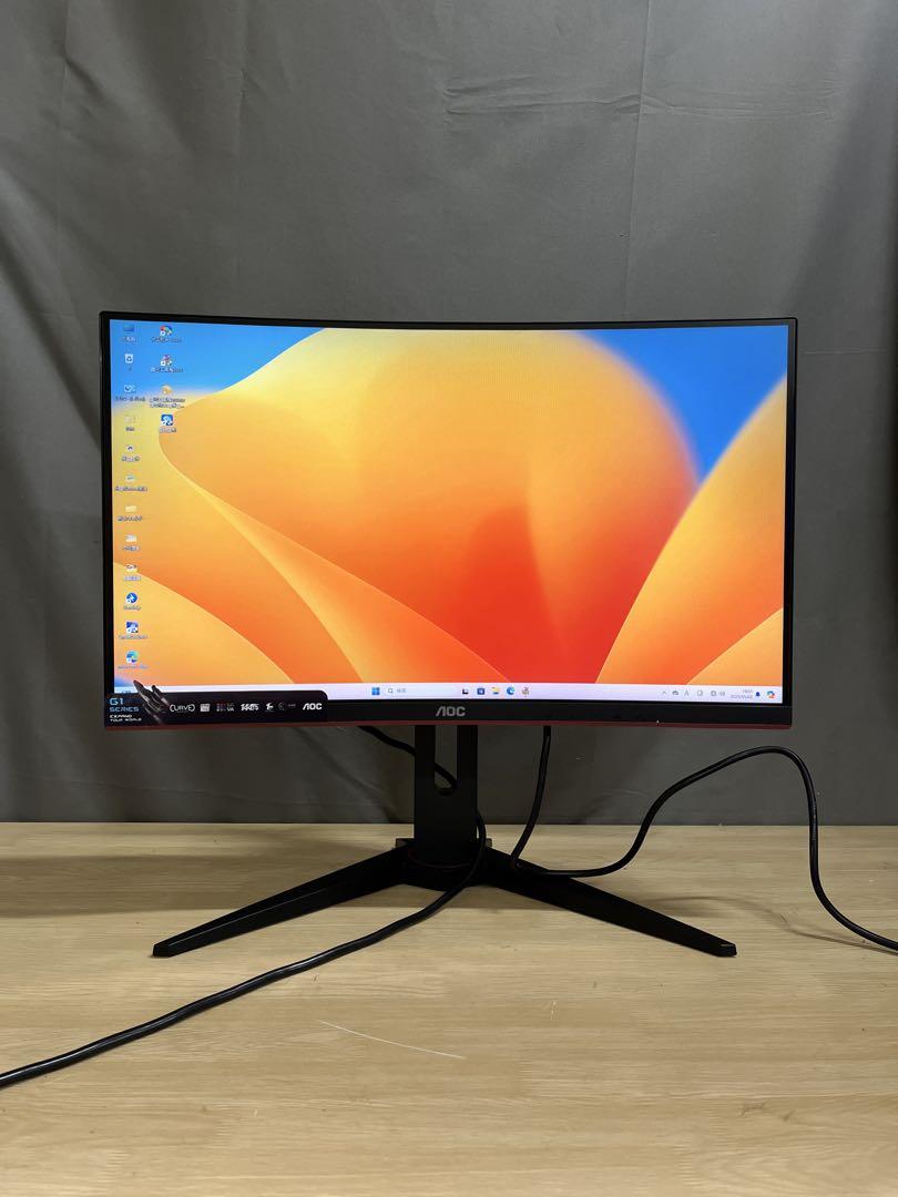 AOC C24G1 23.6インチゲーミングモニター　曲面型(湾曲型)146Hz