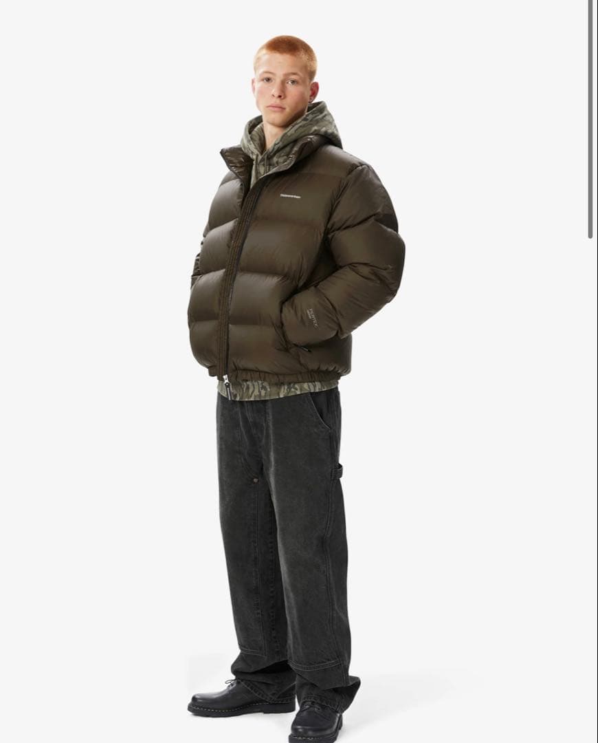 thisisneverthat ダウンジャケット L ブラウンL・thisisneverthat