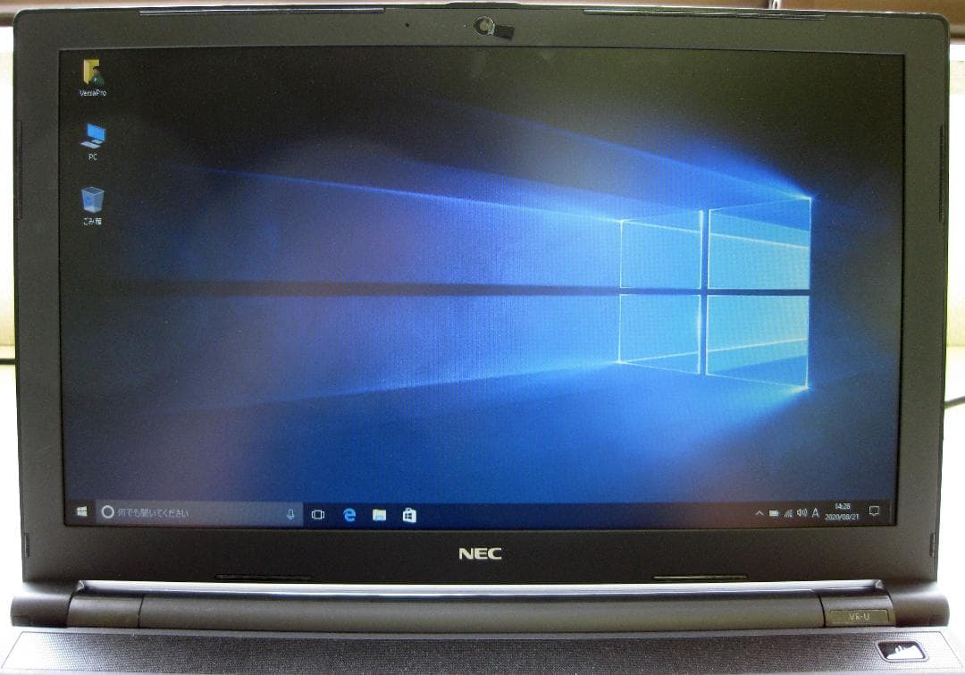 NEC VersaPro PC-VK16EFBGU 現状 VersaPro J タイプVF PC-VK16EFBGU Celeron 3855U⁄4GB⁄15.6インチ