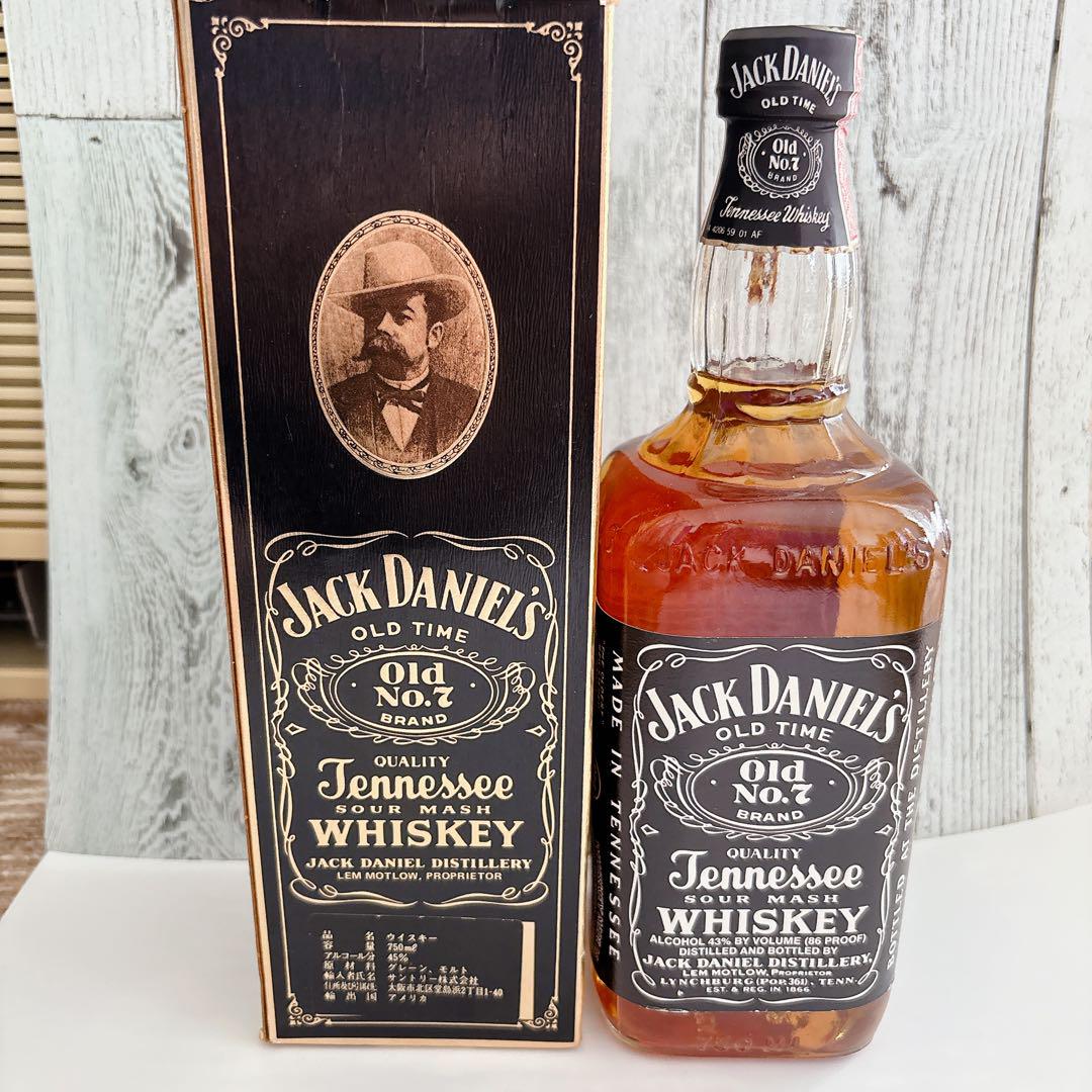 古酒　ジャックダニエル Old No,7 　オールドボトル1980-1990's 日本未発売】 古酒ジャックダニエル Old No,7 1980年前半～1990