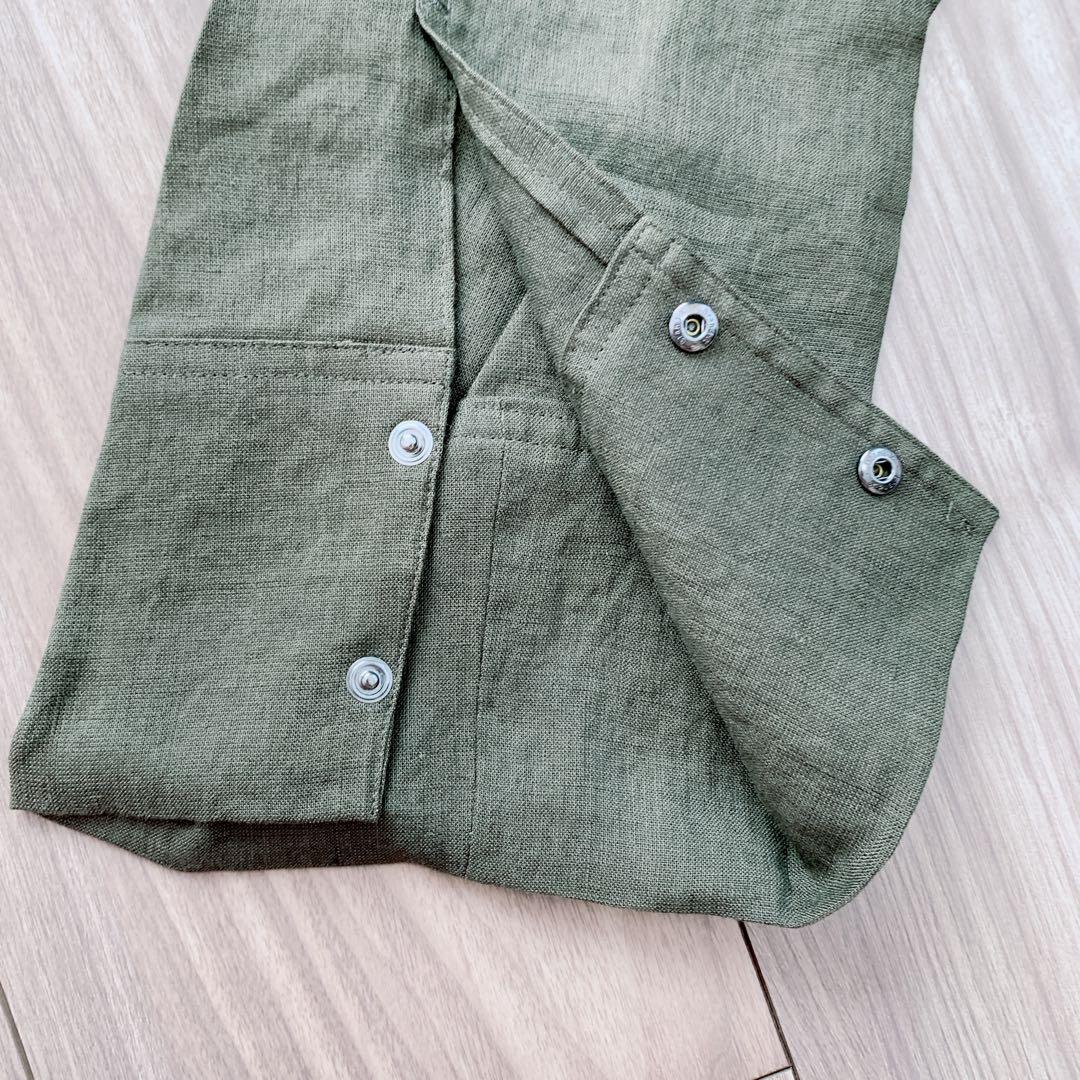 genten ゲンテン　リネンパンツ　クロップドパンツ