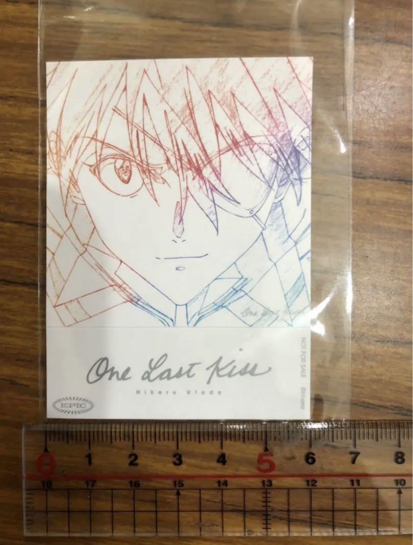 宇多田ヒカル/One Last Kiss アスカ 特典ステッカー付　US盤 オンライン ストアCD・DVD・ブルーレイ - 宇多田ヒカル/One Last