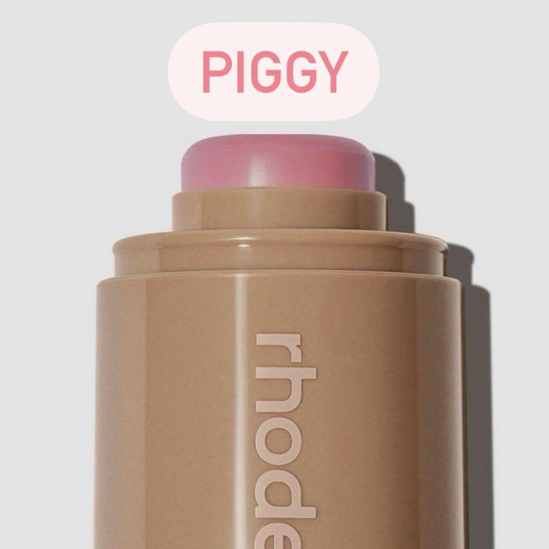 rhode（ロード）リップ＆チークスティック piggy ベビーピンク 正式的 販売前からSNSで話題！！Rhode 新作 リップ＆チーク