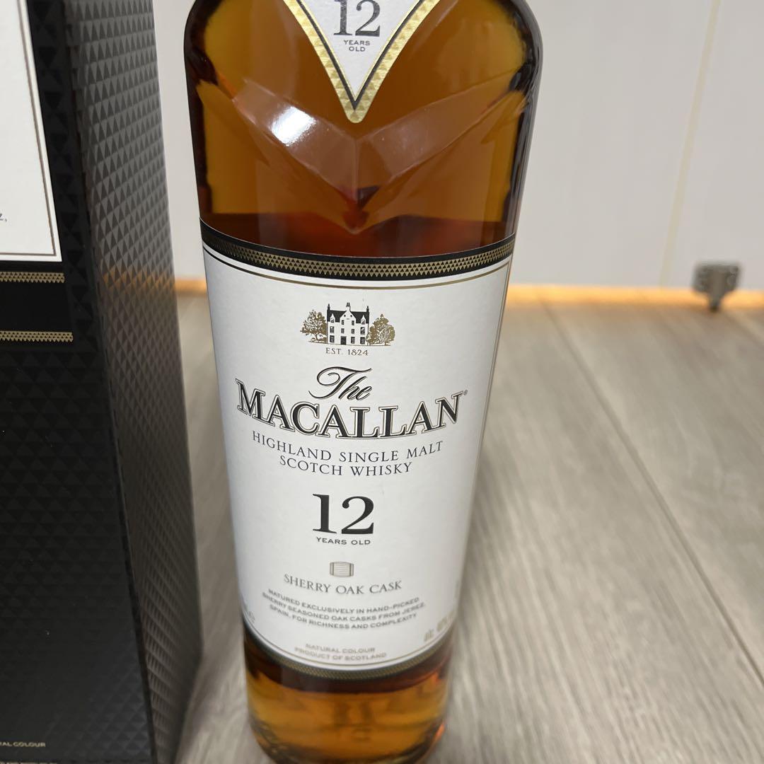 未開封マッカラン12年シェリーオークカスク700ml 飲料・酒