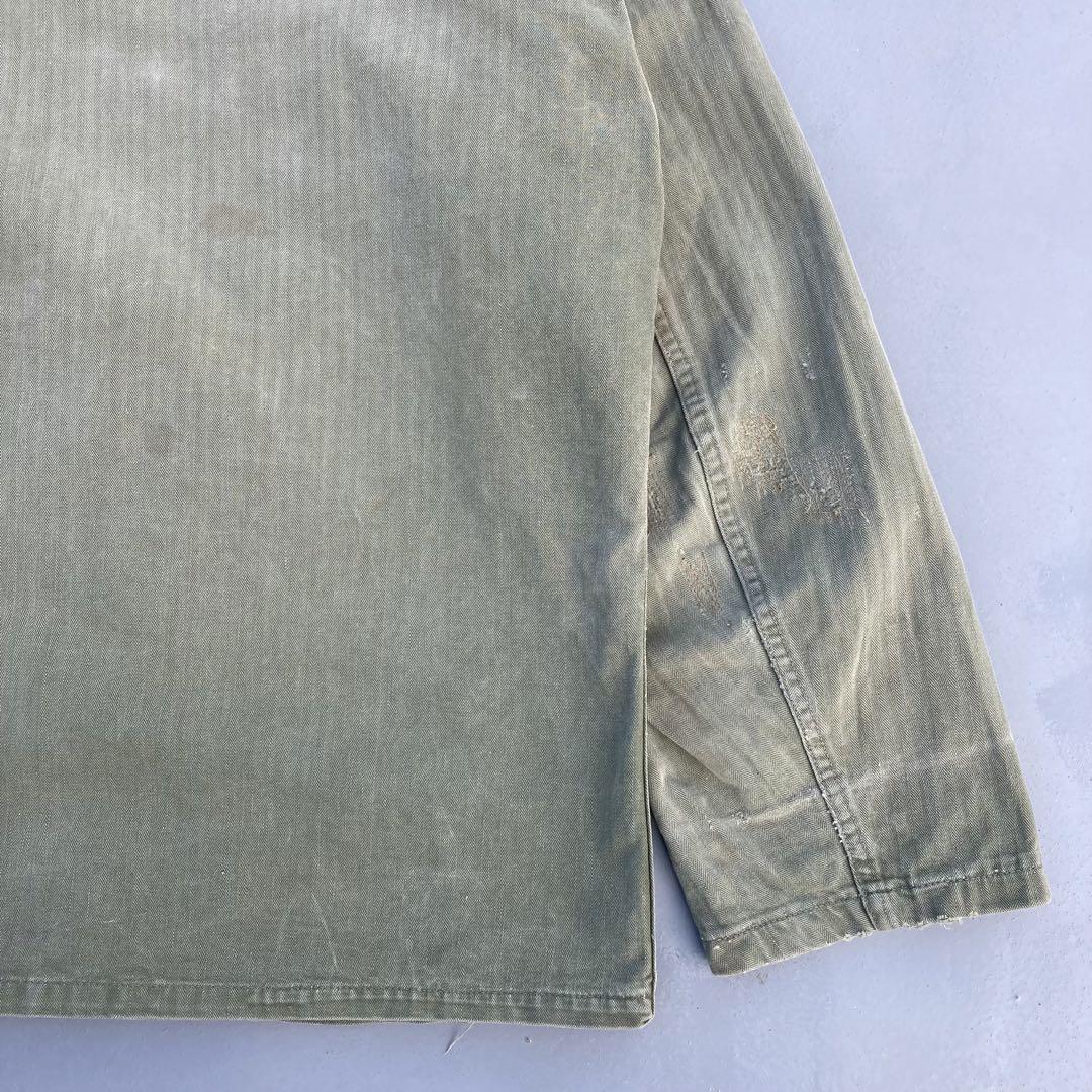 50's M-47 HBTジャケット 米軍実物 vintage ミリタリー 50's M-47 HBTジャケット 米軍実物 vintage ミリタリー