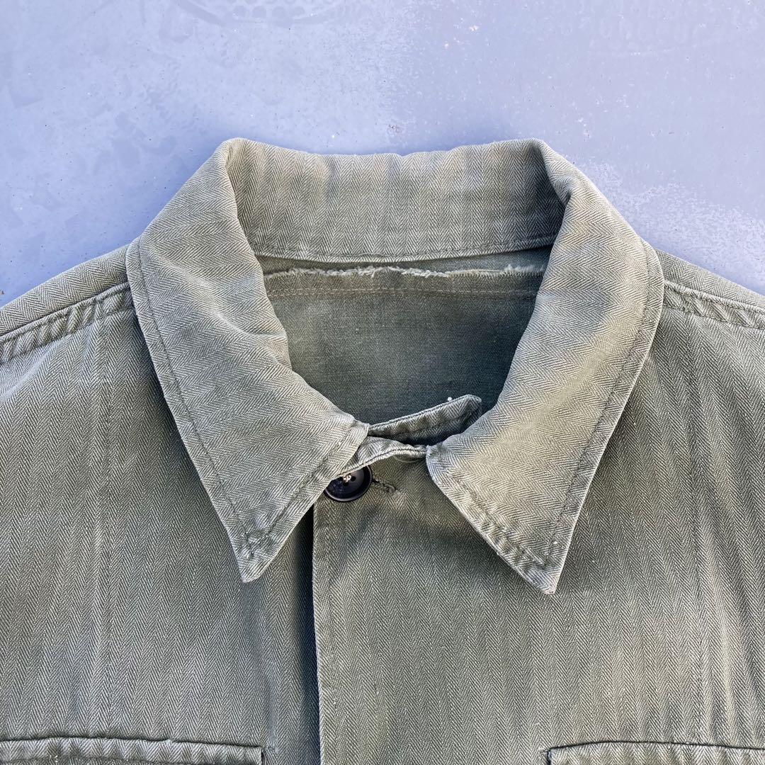 50's M-47 HBTジャケット 米軍実物 vintage ミリタリー 50's M-47 HBTジャケット 米軍実物 vintage ミリタリー