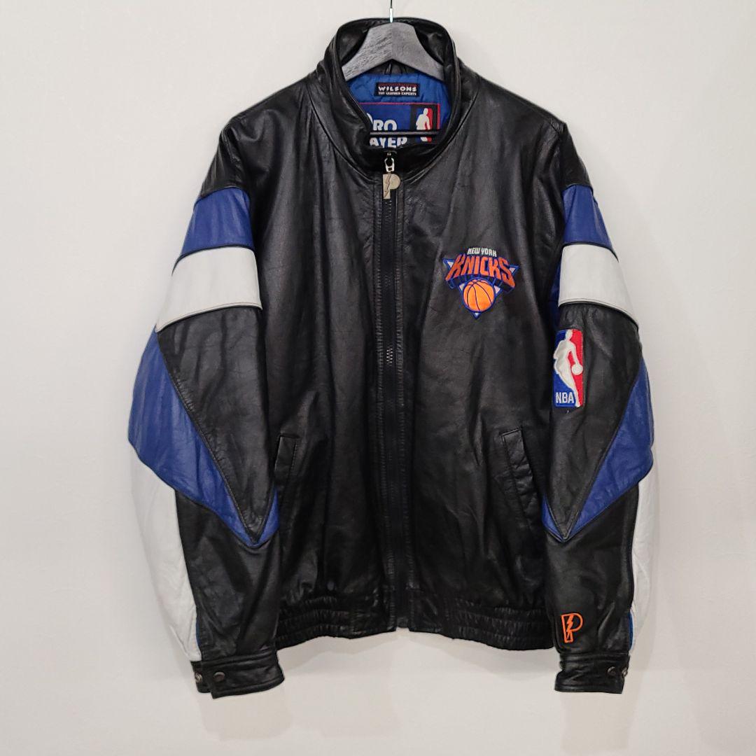 90s レザージャケット ヴィンテージ NBA HmT01-m68300972012 New York Knicks 超特価得価