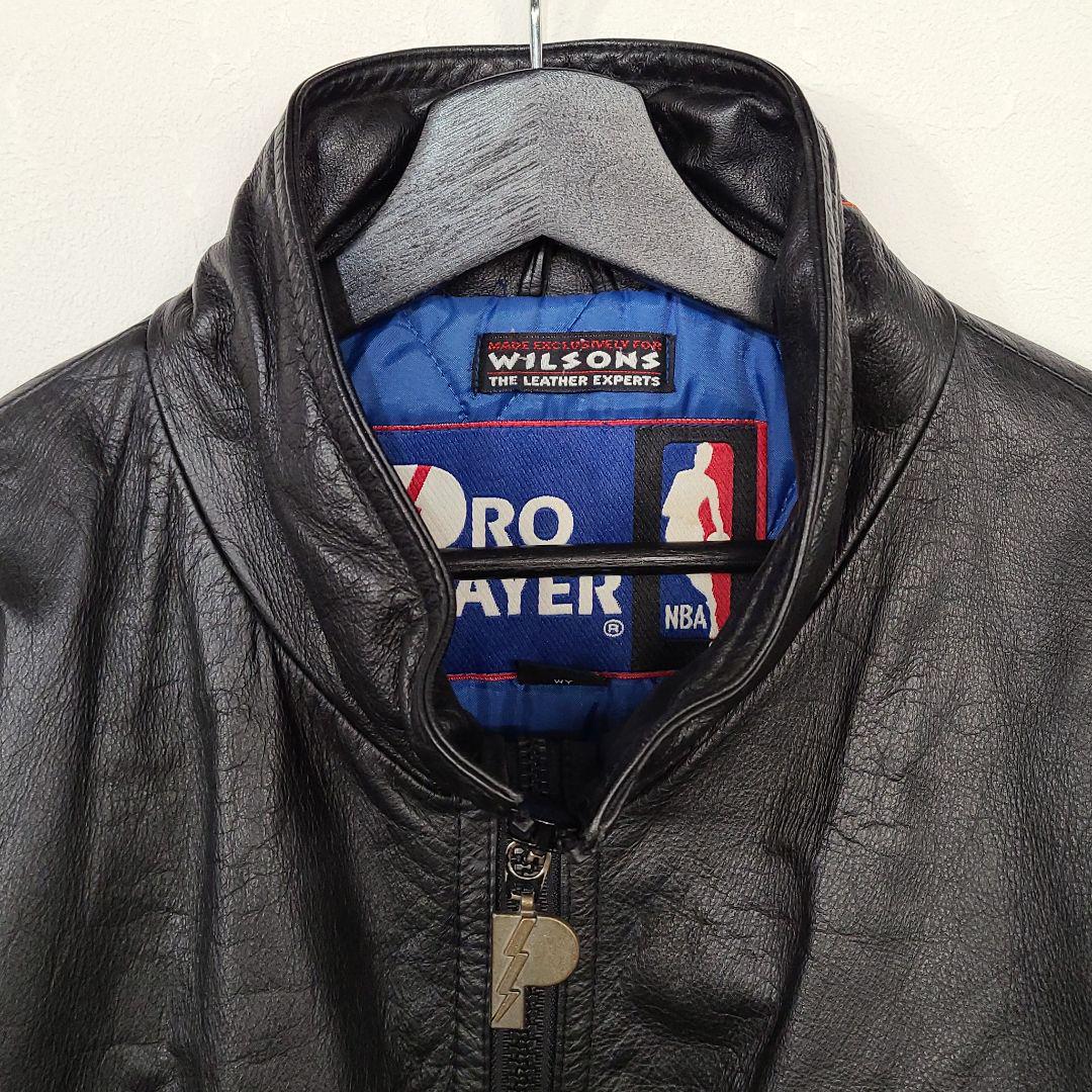 90s レザージャケット ヴィンテージ NBA HmT01-m68300972012 New York Knicks 超特価得価