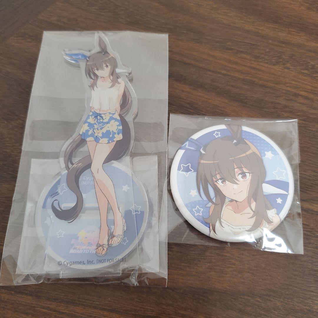 ウマ娘 プリティーダービー RTTT　アドマイヤベガ　アクリルスタンド＆缶バッジ