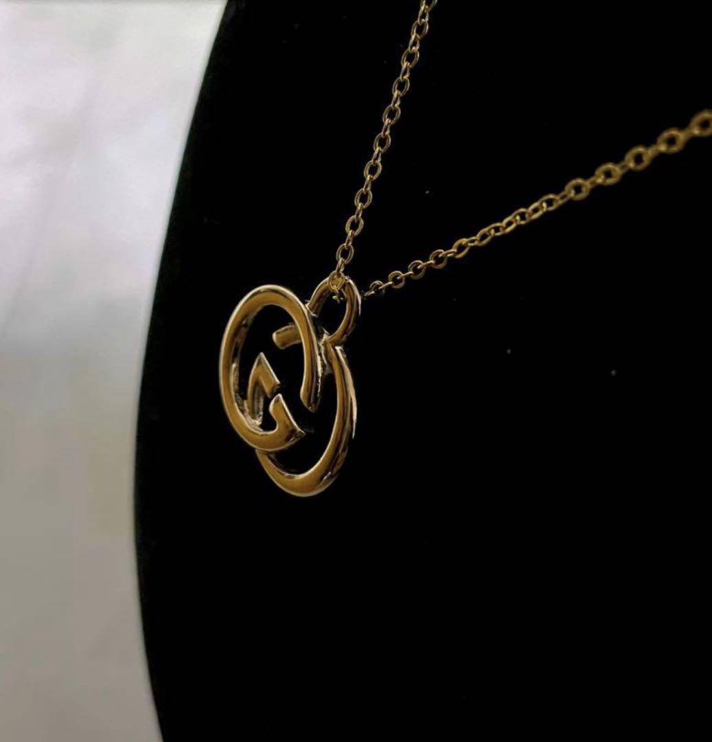 ⭐︎極美品 GUCCI GGロゴチャームネックレス 【確実正規品】 ✨極美品✨ GUCCI GGロゴ チャームネックレス【確実正規品】