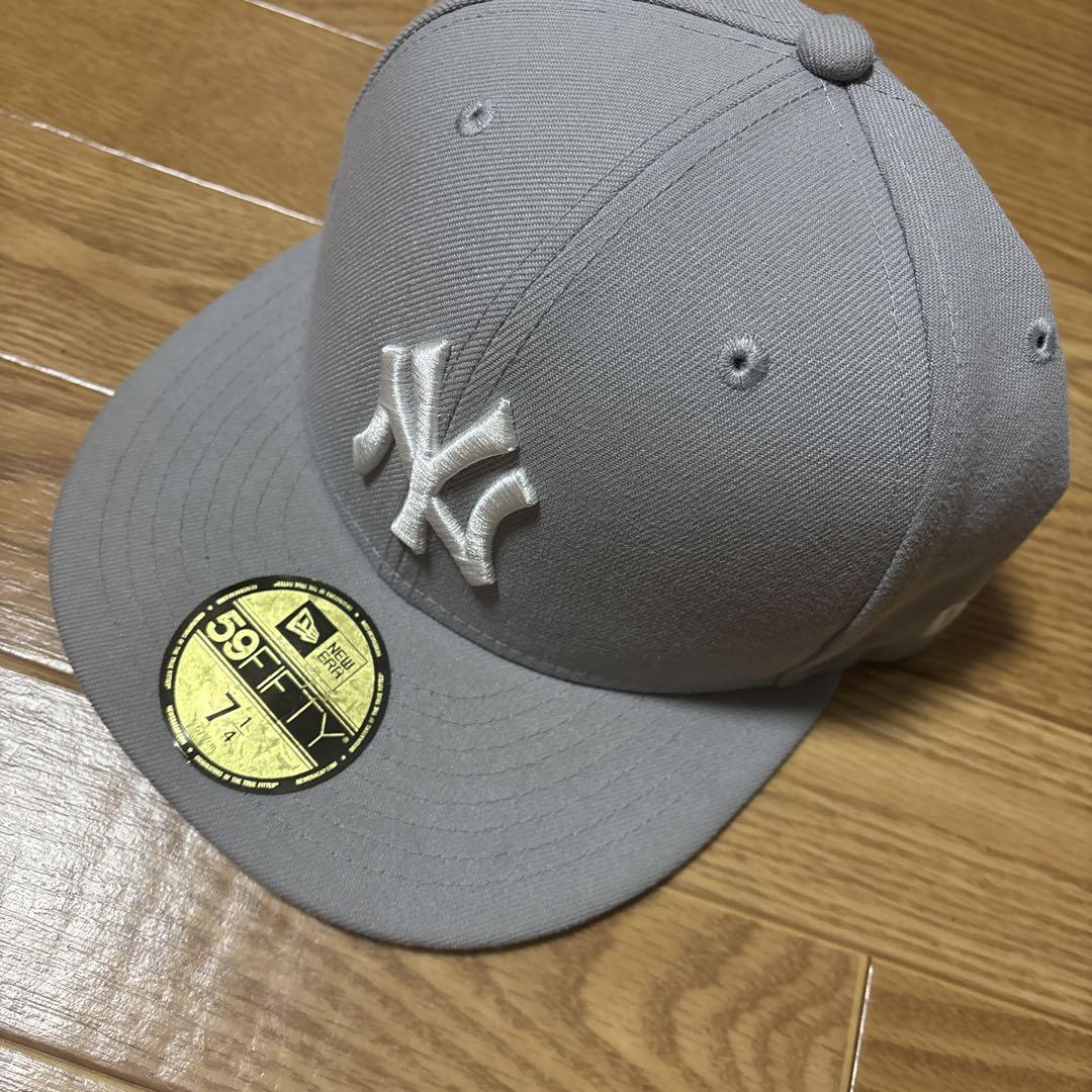 New Era 59FIFTY キャップ 7 3/4 グレー/バーガンディ歯飾り 59fifty-gun-club-check-