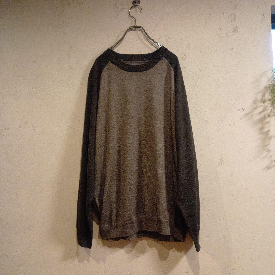 美品【BEAUTY&YOUTH】XLサイズ 長袖 ニット ブラウン