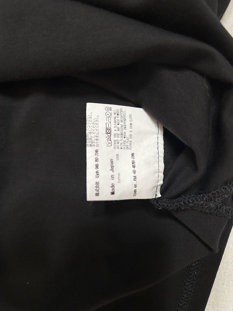 UJOHウジョー 半袖カットソー3 黒 美品ATON好きの方に