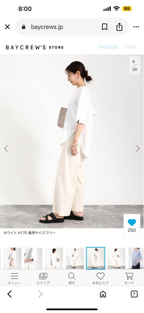 UJOHウジョー 半袖カットソー3 黒 美品ATON好きの方に