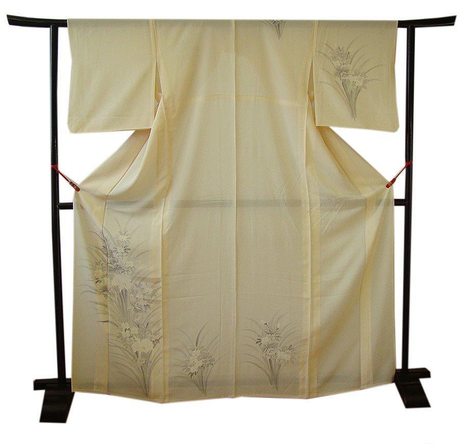 入荷now 買えない 良品 夏物 附下げ・訪問着(正絹）仕立上り＜HH1499＞ 3本絽 駒絽 着物・浴衣