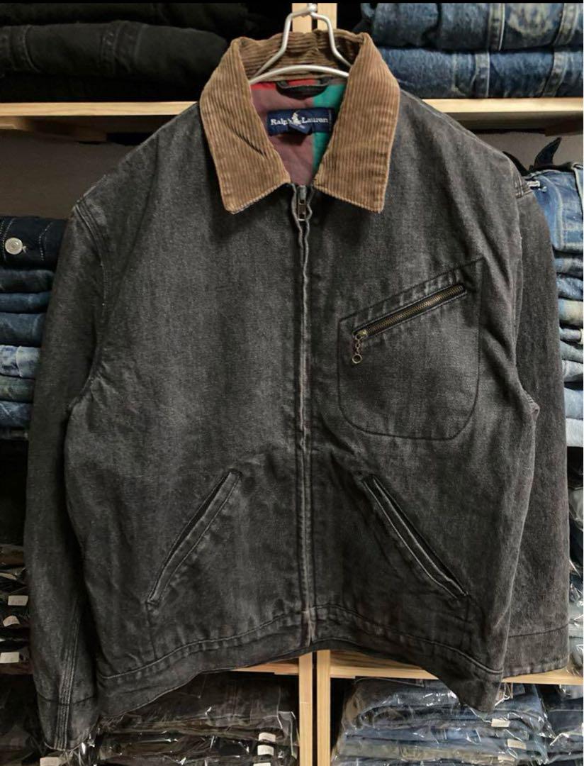 Ralph Lauren 90s ブラックデニム デニムジャケット ジージャン